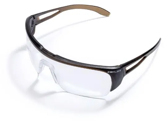 Zekler 76 Beskyttelsesbriller - Klar - Brun
