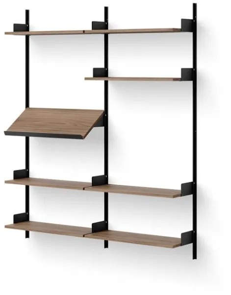 New Works Living Reol 1900 Valnød/Sort